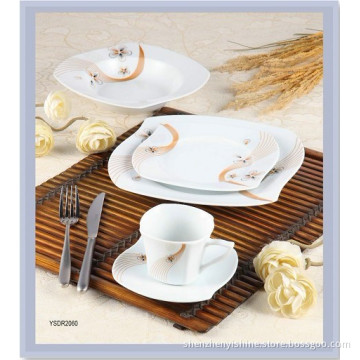 S Shape Porcelain Dinnerware Sets (YSDR2060)